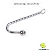 Gancho em aço inox com 1 bola