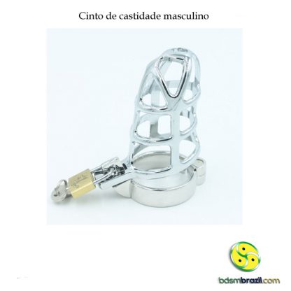 Cinto de castidade masculino com cadeado