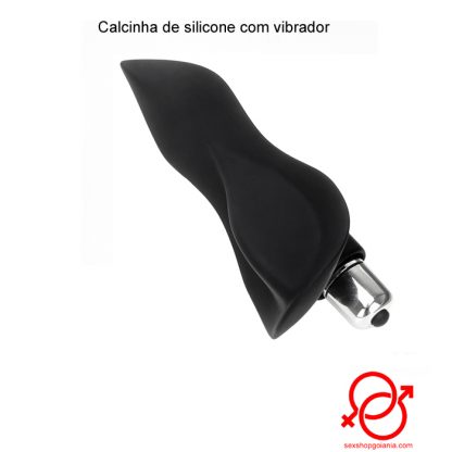 Calcinha de silicone com vibrador