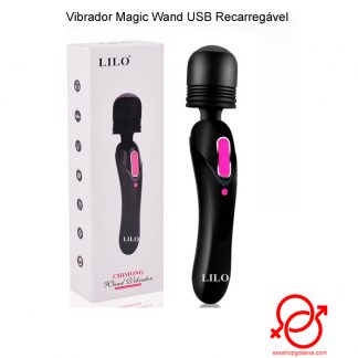 Vibrador Magic Wand USB Recarregável