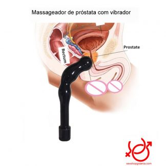 Massageador de próstata com vibrador