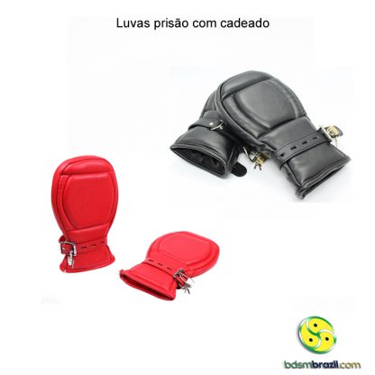 Luvas prisão com cadeado