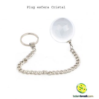 Plug esfera cristal