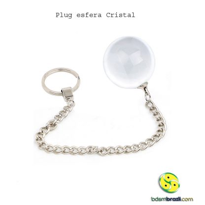 Plug esfera cristal