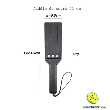 Paddle de couro 23cm