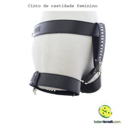 Cinto de castidade feminino com cadeado