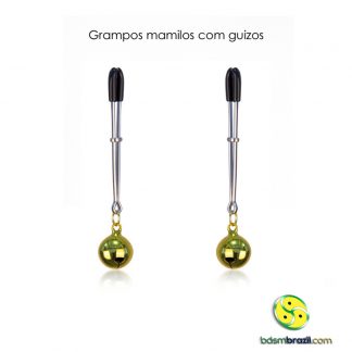 Grampos mamilos com guizos