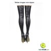 Meias longas com zipper