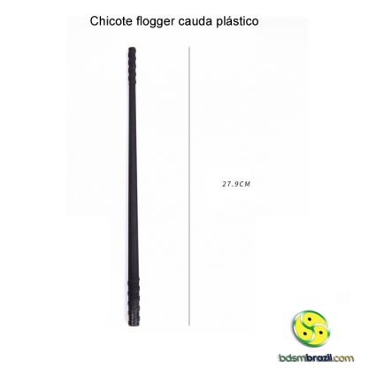 Chicote flogger cauda plástico