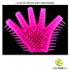 Luvas de silicone rosa para masturbação - Image 3