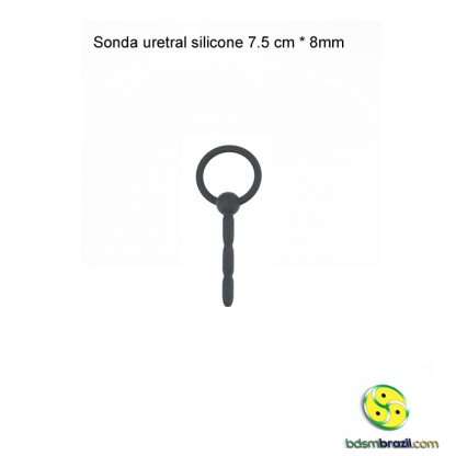 Sonda uretral silicone 7.5 cm * 8mm