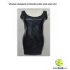 Vestido elastano brilhante preto P/PP/M/G/GG/3G - Image 2