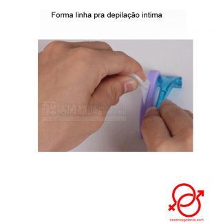 Forma linha pra depilação intima