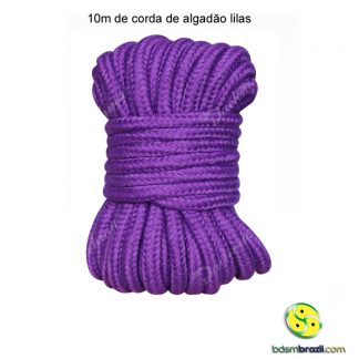 10m de corda de algadão lilas