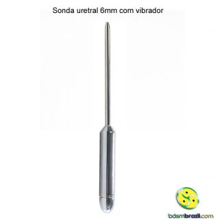 Sonda uretral 6mm com vibrador