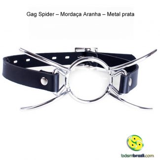 Gag Spider – Mordaça Aranha – Metal prata