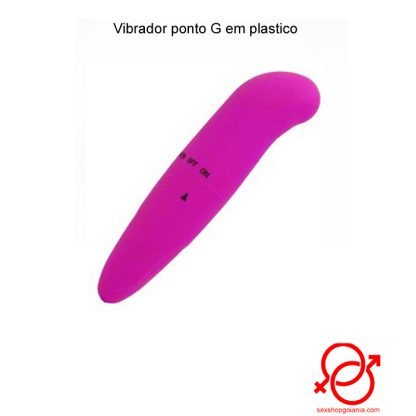 Vibrador ponto G em plastico