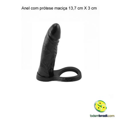 Anel com prótese maciça 13,7 cm X 3 cm