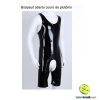 Bodysuit aberto couro de plutônio - Image 7