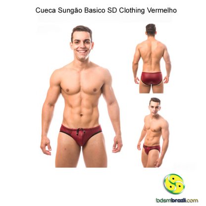 Cueca Sungão Basico SD Clothing Vermelho