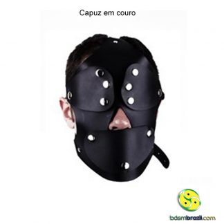 Capuz em couro