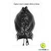 Capuz couro zipper olhos e boca - Image 3