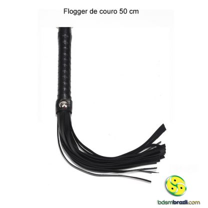 Flogger de couro 50 cm