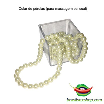 Colar de pérolas (para massagem sensual)