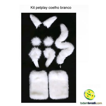 Kit petplay coelho branco