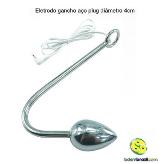 Eletrodo gancho aço plug diâmetro 4cm