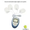 Caixa de eletroestimulação digital com 4 patchs