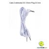 Cabo 2 elétrodos DC 3.5mm Plug 2.0 mm