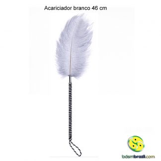 Acariciador branco 46 cm