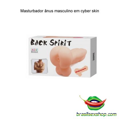 Masturbador ânus masculino em cyber skin