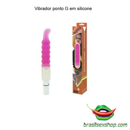 Vibrador ponto G em silicone