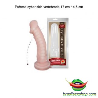 Prótese cyber skin vertebrada 17 cm * 4,5 cm