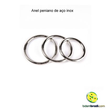 Anel peniano de aço inox