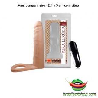 Anel companheiro 12,4 x 3 cm com vibro