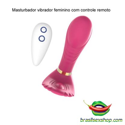 Masturbador vibrador feminino com controle remoto