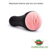 Masturbador lanterna cyber skin com vibrador