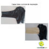 Capuz latex controle de respiração