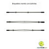 Braçadeira mamilo com bolinhas