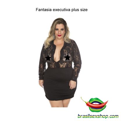 Fantasia executiva plus size