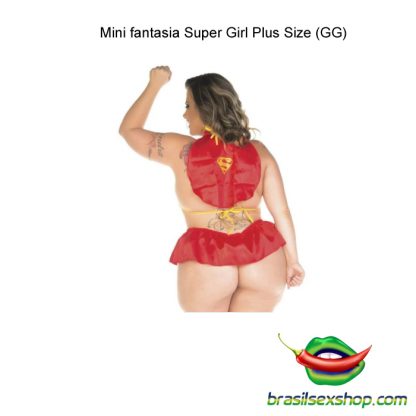 Mini fantasia Super Girl Plus Size (GG)