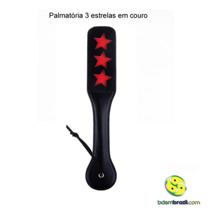 Palmatória 3 estrelas em couro