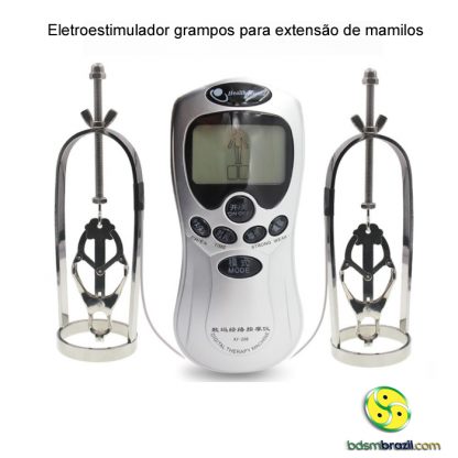 Eletroestimulador grampos para extensão de mamilos