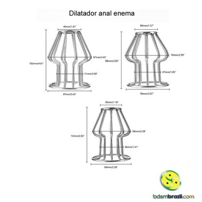 Dilatador anal enema