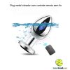 Plug metal vibrador com controle remoto sem fio - Image 3