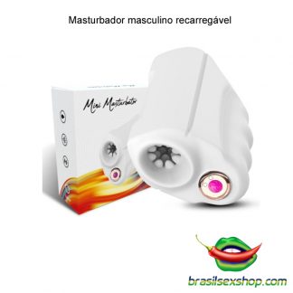 Masturbador masculino recarregável