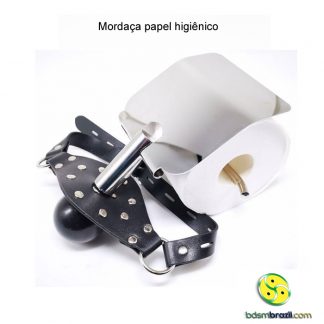 Mordaça papel higiênico